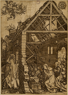 Raimondi Marcantonio - Adorazione dei pastori (dalla serie: Vita della Vergine)